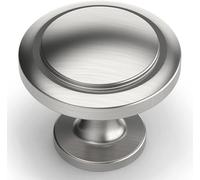 20 boutons de meubles, boutons d'armoire, boutons de tiroir en nickel brossé, boutons d'armoire, boutons de porte, boutons de commode, boutons d'armoire à vêtements