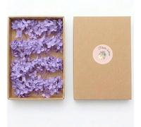 20 Brins d'hortensia stabilisé Violet Mauve Vrai Hortensia, Fleurs éternelles pour décoration Mariage DIY Bougies Bijoux résine Mini Bouquet (Mauve)