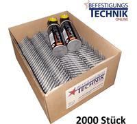 20° Clous adhésifs 2,8x32mm anneau galvanisé à chaud gaz pour Würth WO-HN 28/35 KMR R20/35-64 R20/35-645E 2M