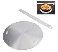 20 cm Adaptateur Induction Adaptateur Plaque Induction Plaque pour Induction Adaptateur avec Poignée Amovible Disque Relais