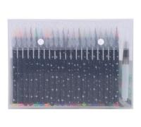 20 couleurs aquarelle pinceau stylos dessin peinture esquisse marqueur stylo ensemble étudiant Art Supply