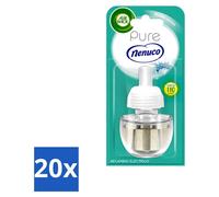 20 diffuseurs électriques de parfum Air Wick, recharge Pure Nenuco, 19 ml - Pack avantageux - 20 pièces