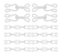 20 Ensembles Fermeture à Agrafes Métalliques Invisibles pour | Polyester et Métal, Attache Rapide, Maintien Fiable, pour Couture Créative et Rénovation de Vêtements