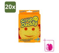 20 éponges nettoyantes Scrub Daddy - Texture variable - Pack économique - 20 pièces