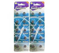 20 Eunicell AG5/393/Lr48 Button Cell Batterie Longue durée de Conservation 0% de Mercure (Date d'expiration marqué)