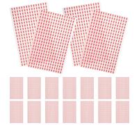 20 Feuilles Autocollants Fléchés Rouges Papier | Signalisation Visible, Adhésif Fiable, Usage Bureau et Repérage de Boîtes, Clés et Étiquettes