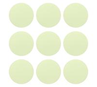 20 Feuilles Ruban D'avertissement Rond Réfléchissant | Adhésif Puissant, Visibilité Accrue et Repérage Rapide, Usage Maison, Résiste aux Intempéries, Vert Clair