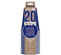 20 gobelets xl en carton 53 leu - original cup pcb53 Bleu G