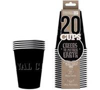 20 gobelets xl en carton 53cl - noir - original cup pcn53 Noir G