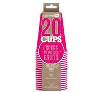 20 gobelets xl en carton 53cl - rose - original cup pcp53 Rose G