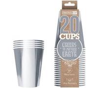 20 goblets luxe 53cl recyclables - argentés brillants - original cup pcs53 Gris G