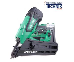 20° HiKoki Duplex Cloueur sur batterie 36V NR3675DDW6Z Basic 45-75mm pour clous duplex
