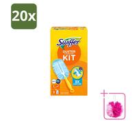 20 kits de démarrage Swiffer Duster avec 3 recharges Febreze - Pack économique - 20 pièces