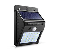 20 LED Solar Wall Light Small Garden Wall Lamp with Human Body SensorY011