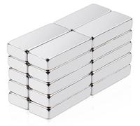 20 mini-aimants puissants, 20 x 10 x 3 mm, aimants en néodyme, extra-puissants, rectangulaires, plats, petits aimants pour tableaux magnétiques, placards de cuisine, tableaux blancs, photos, cartes po