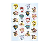 20 MINI DISQUES SANS SUCRE PAT PATROUILLE DECOR GATEAU CUPCAKE PAW PATROL