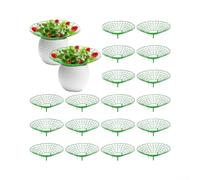 20 Pack Soutiens Fraisiers Plastique Stands Réglables 12,2 Pouces | Fabriqué en PP antirouille élève les fraises du pour sol convient melons et plantes en pot pour jardins et patios