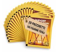 20 paquets d'autocollants K-pop "For The Fans", contenant 100 pièces par paquet