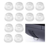 20 Pcs Butoirs en Caoutchoucs Autocollants, 22mm Pied Caoutchouc Antidérapant Transparents, Tampon Caoutchouc Autocollant, Pied de Meuble butoirs de Protection en Silicone pour Meubles et armoires