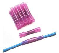 20 Pcs Cosse Thermoretractable BHT1.25,Connecteur Gaine Thermorétractable