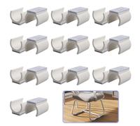 20 Pcs Feutrine Patin Chaise, Blanc Tampon Chaise Convient Aux Bureaux, Chambres à Coucher et Salons, Les Patins pour Meubles Offrent Une Protection Antidérapante et Réduisent l'usure
