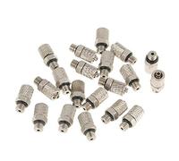 20 Pcs M5 4mm Mini Raccord Pneumatique À Pousser À Air Droit Connecteur Mâle À Travers Le Tuyau À Air Rapide Rapide Raccords
