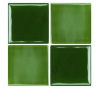 20 pcs stickers carrelage PVC auto-adhésifs 15x15cm, imperméables, verts, décor muraux cuisine salle de bain Label