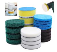 20 Pcs Tampon de Nettoyage Brosse de Nettoyage électrique Compatible Bosch Home/Garden 6033, 5 Styles de Brosse à Tampon
