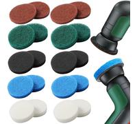 20 Pcs Tampon de Nettoyage Brosse de Nettoyage électrique Compatible Bosch Home/Garden 6033 Brosse de Nettoyage Universelle 5 Styles Bosch Brush