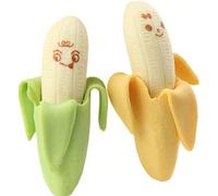 20 pièces/16 pièces/10 pièces/8 pièces/6 pièces/4 pièces/2 pièces Gommes à banane, Gommes à crayon en forme de banane, Papeterie banane originale, Gommes de dessin animé mignonnes, Prix, Cadeaux, Coul