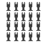 20 Pièces 44mm Lames de Scie Oscillante en Acier à Haute Teneur en Carbone Lames D'outil Oscillantes Universelles Lames Multi-outils pour Bois Plastique Métal Mou