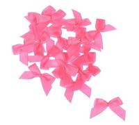 20 Pièces À La Main Petite Taille Polyester Satin Ruban Noeud Fleur 5 Couleur Bricolage Artisanat Décoration