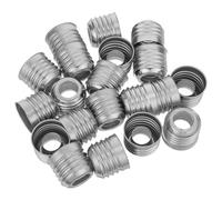 20 Pièces Adaptateur de Douille E27 vers E14, Conversion Simple | Montage Rapide et Sûr, Design Compact Peu Encombrant, Fer Argenté, Rénovation Domestique