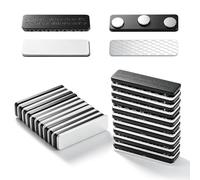 20 Pièces Aimants pour Rideaux 45 x 13 mm Aimant Rideau Magnetique Aimant pour Rideaux Fenetre Moustiquaires de Fenêtres Clips Magnétiques Aimants Rideaux Clips pour Moustiquaires Rideaux de Porte