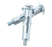20 Pièces Ancrages Creux Robustes en Acier 5x37, Forte Tenue | Charge Lourde, Grip, Empêche L’arrachement, Finition Argenté, pour Plaques de Plâtre et Briques