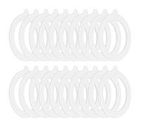 20 Pièces Anneaux en Caoutchouc pour Bocaux Weck, Joints de Rechange | Anneaux en Silicone pour Bocaux, Anneaux de Convection, Anneaux de Scellement en Silicone pour Couvercles de Bocaux