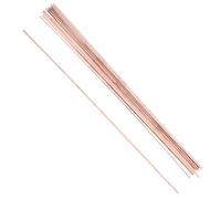 20 Pièces Baguette de Soudure en Cuivre pour Réparation | Fil de Brasage Cuivre, Soudage Régulier et Solide, pour Instrumentation et Industries Électromécaniques