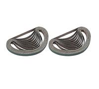 20 pièces bande abrasive résistant à l'abrasion antistatique lavable longue durée ponçage ceinture Pack pour bois caoutchouc métal