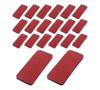 20 Pièces Bandes Auto-Agrippantes Adhésives Haute Température 7,6x2,5cm | Fixation Double Face pour Verre, Acrylique et Surfaces Peintes, Retrait sans Résidus, Gestion Pratique des Câbles au Bureau