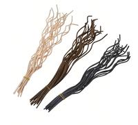 20 pièces Bâtons diffuseurs longs en rotin ondulé, recharges de diffuseur de parfum, accessoire de bâtonnets d'air frais, parfum maison Beige 20 pièces,Café Marron 20PCS,Noir 20 pièces,Marron 60 pièce