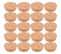 20 Pièces Bouchon de Liège Conique pour Bouteille en Verre | Bois, Remplacement pour Flacon Scellé, Usage Maison, Préserve le Goût, Décoration DIY