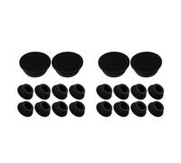 20 Pièces Bouchon en Caoutchouc pour Trou, 20mm, Noir | Blocage Fiable de L’ouverture, Installation Simple, pour Unité Extérieure, Design Chic et Pratique
