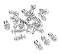 20 Pièces Boulon D'expansion Métallique M6 Extra Court | Ancrage à Cavité Creuse, Usage Professionnel, Fixation de Serrure de Porte, Design Expansible, Support Solide