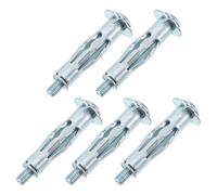 20 Pièces Boulons D'ancrage pour Cavités 5x52 en Acier Argenté | Fixations pour Plaques de Plâtre, Anti-rotation, Forte Tenue, Vis Fournies, Usage Mural Creux