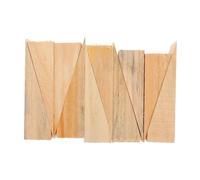 20 Pièces Cale de Porte Triangulaire en Bois Butoir Stable | Usage Maison et Projets Diy, Couleur Kaki, Installation Simple, Construction Robuste pour Sols Carrelés