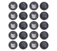 20 Pièces Capuchons de Protection en Aluminium pour Vis de Toiture | Alliage Gris, Installation sans Outil, Protège les Fixations, Entretien des Toits, Abris et Supports Photovoltaïques