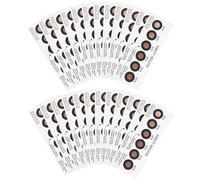 20 Pièces Carte Indicatrice D'humidité en Papier Polyvalente | Bleu et Rose, Surveillance de Stockage, Haute Précision, Installation Pratique, Réutilisable