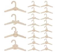 20 Pièces Cintres en Bois pour Enfants, Cintre Bebe, Cintre en Bois pour VêTements de BéBé, Bébé Scintre Antidérapant, Cintres Bébé en Forme d'animaux Mignons, pour Vestes Robes Pantalons Enfants