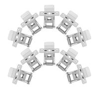 20 Pièces Clip à Ressort pour Panneau Lumineux Encastré, Fixation | Installation Facile, Construction Robuste, Design Moderne, pour Plafonnier et Lampe Plate, Lot de Pièces