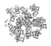 20 Pièces Clip à Ressort pour Spot LED Encastré, Fer Argenté | Fixation Robuste, Design Moderne, Usage pour Éclairage Encastré, Accessoires pour Lampes, Montage Simple